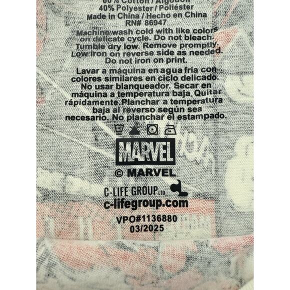 Marvel Deadpool All Comic Book Over Print T-Shirts Men's Small - Picture 8 of 10